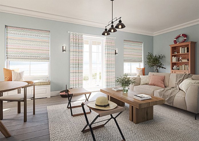 Bohemian, Delicate Pastels - Twist&Fit Roman Blind - Image 6